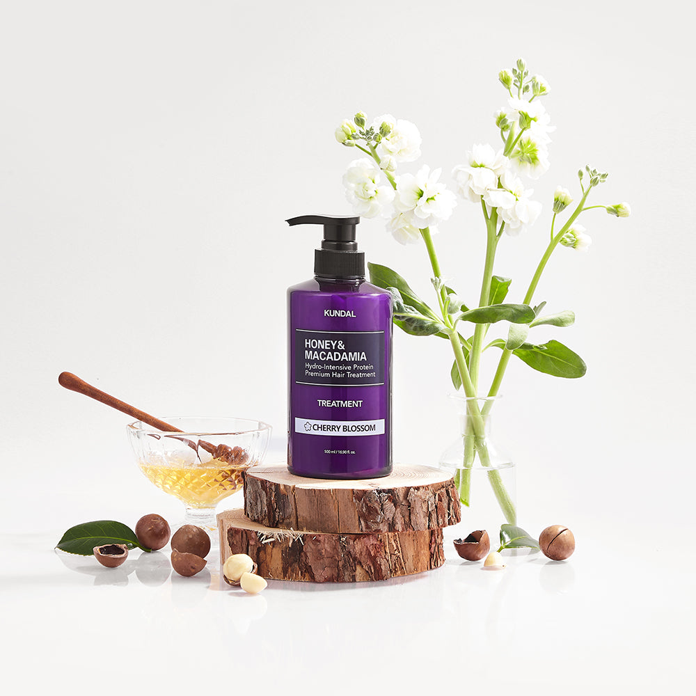 KUNDAL Honig & Macadamia Protein Treatment - Haarkur mit Honig und Macadamiaöl für tiefe Feuchtigkeit, Reparatur und Geschmeidigkeit - 500 ml