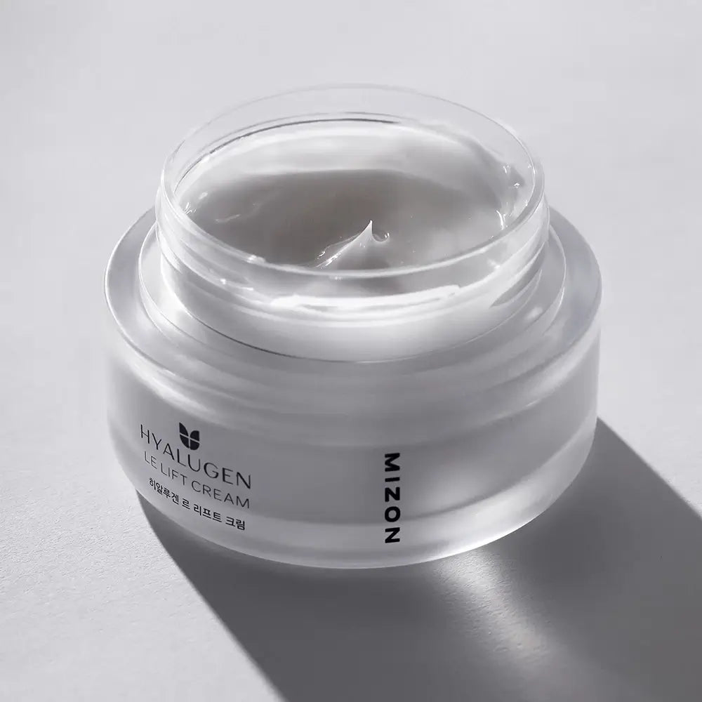 MIZON Hyalugen Le Lift Cream - Gesichtscreme mit Hyaluronsäure und 4. Generation Kollagen für Feuchtigkeit und Hautkomfort - 50 ml
