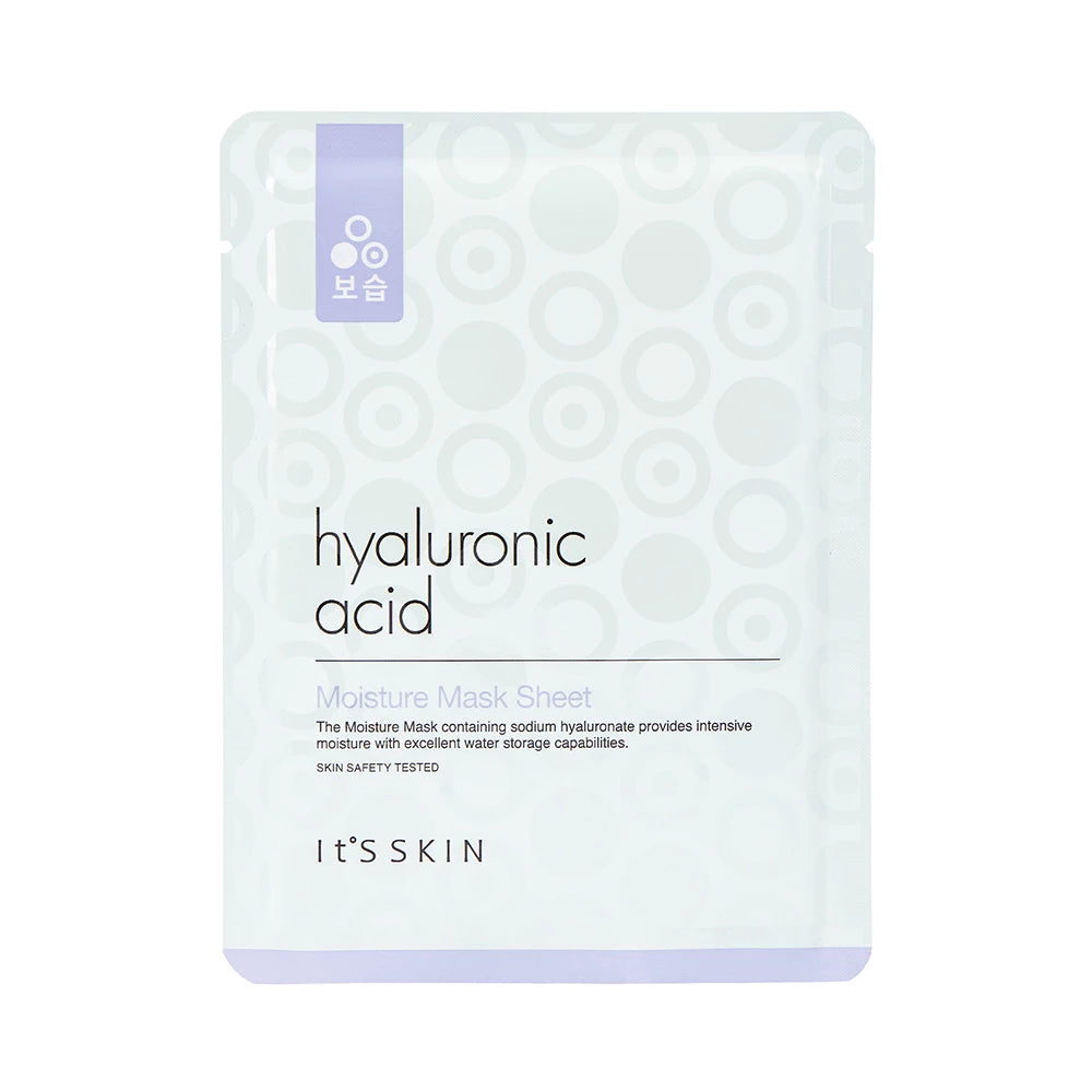 IT'S SKIN Hyaluronsäure Feuchtigkeitsmaske - Gesichtsmaske mit Hyaluronsäure für intensive Hautfeuchtigkeit - 17 g