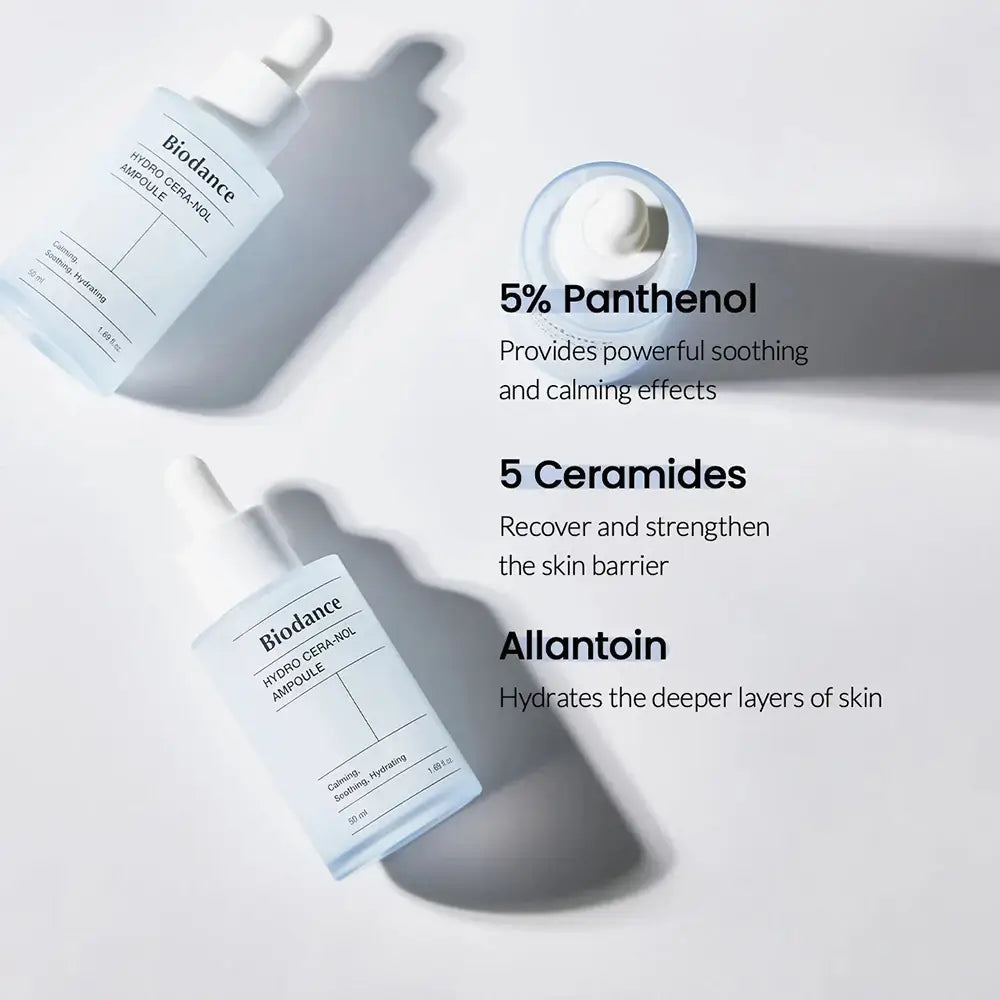 BIODANCE Hydro Cera-nol Serum - Intensive Hydration and Soothing with Panthenol and Ceramides, 50ml