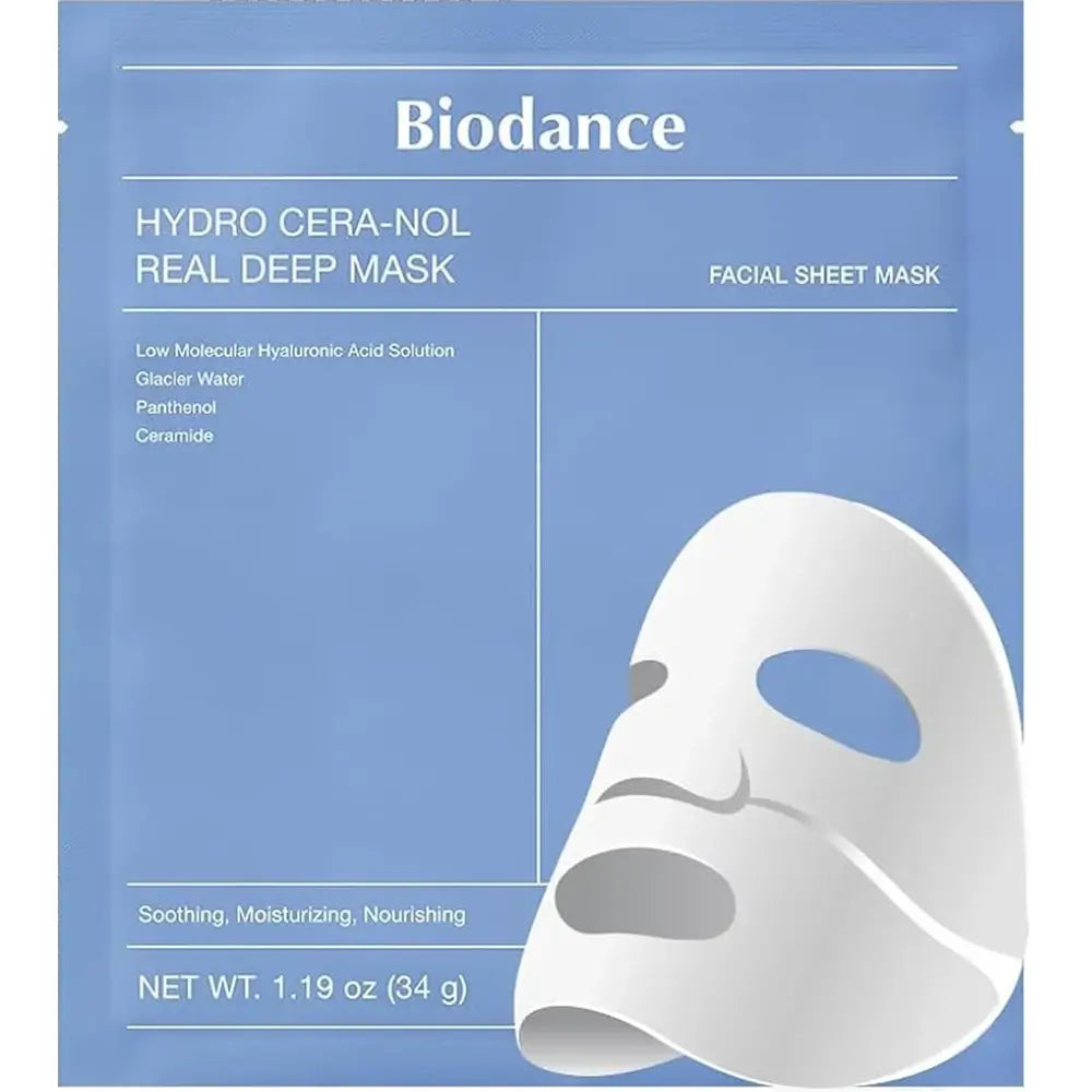 BIODANCE Hydro Cera-nol Real Deep - Gesichtsmaske mit Hyaluronsäure und Panthenol