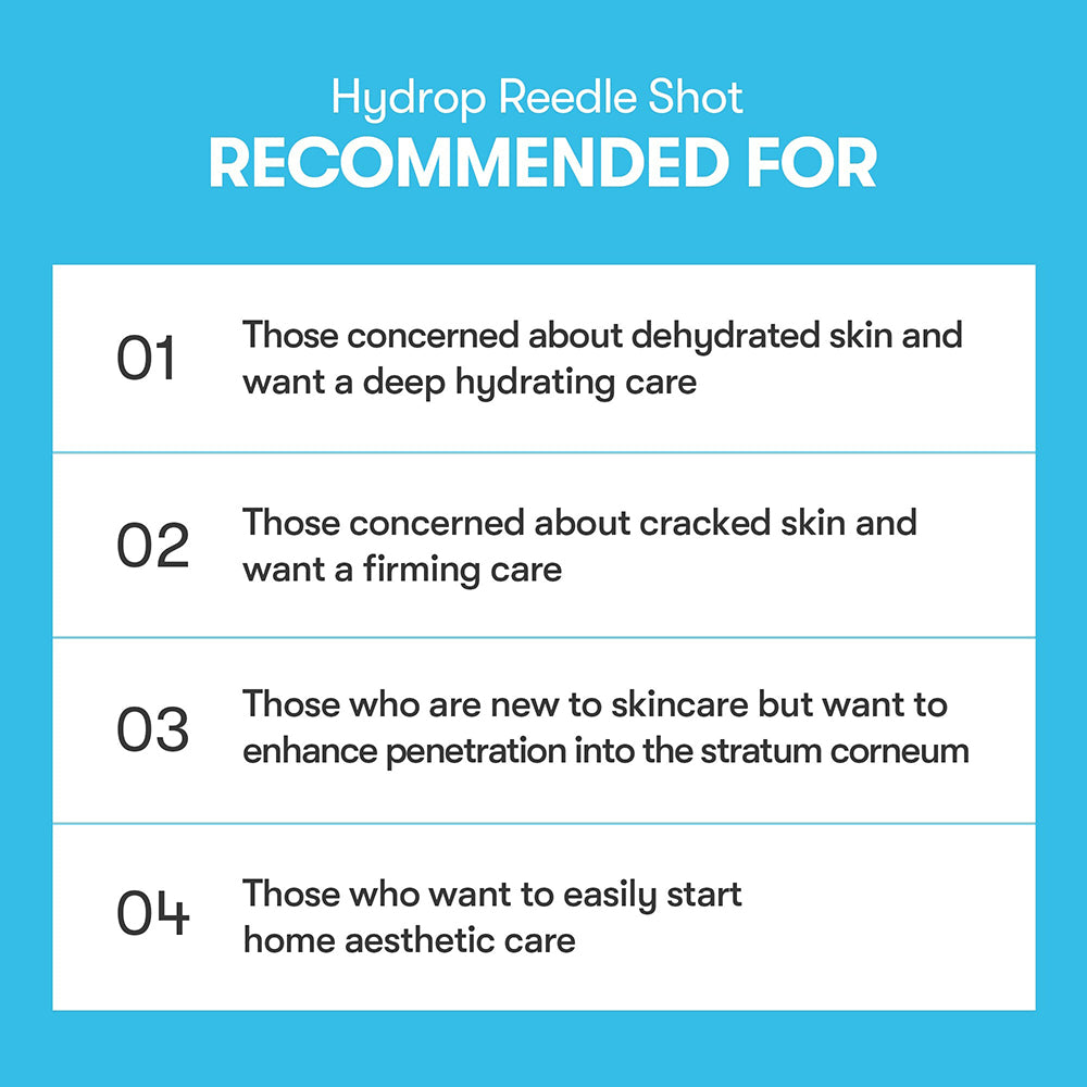 VT COSMETICS Hydrop Reedle Shot 300hl - Serum für das Gesicht, formuliert mit Hyaluronsäure und Centella Asiatica, das zur Hautfeuchtigkeit und zur Aufrechterhaltung des Wasserhaushalts beiträgt - 50 ml