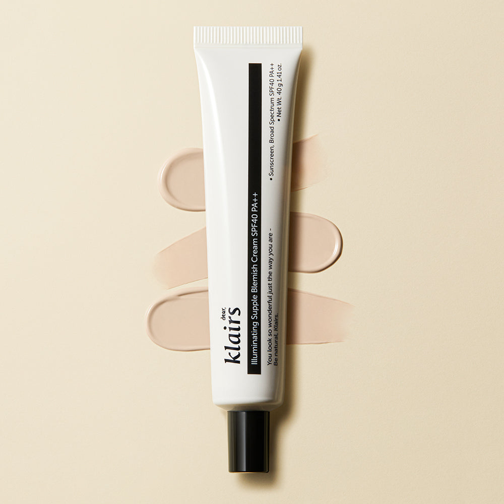 Dear Klairs Illuminating Supple BB-Creme SPF 40 Natural Beige - Intensive Feuchtigkeit und UV-Schutz, 40ml