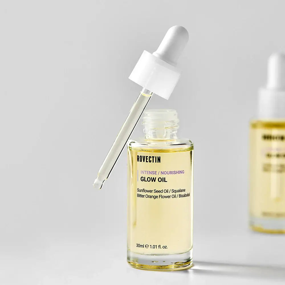 ROVECTIN Intense Glow - Gesichtöl mit Neroliöl und Squalan zur Wiederherstellung der natürlichen Lipidbarriere und Hautfeuchtigkeit - 30 ml