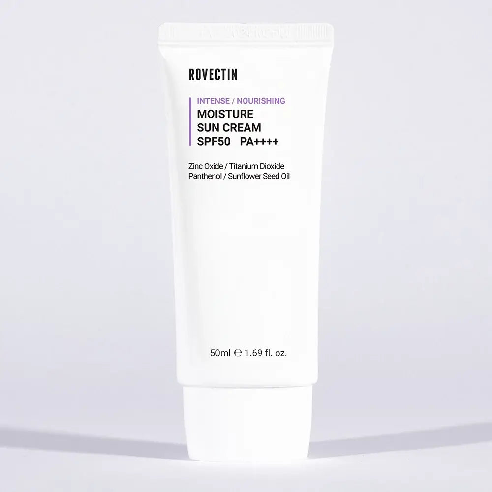 ROVECTIN Intense Moisture Sun LSF50 PA++++ - Gesichtscreme mit Panthenol (Vitamin B5) und Tocopherol (Vitamin E) für Sonnenschutz und Hautfeuchtigkeit - 50 ml
