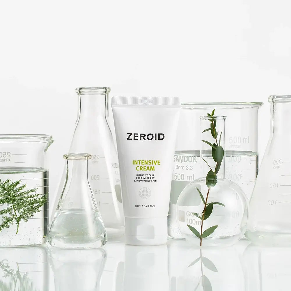 ZEROID Intensive Cream - Gesichtscreme mit Dimensamid und Squalan zur Hydratation, Beruhigung und Stärkung der Hautbarriere - 80 ml