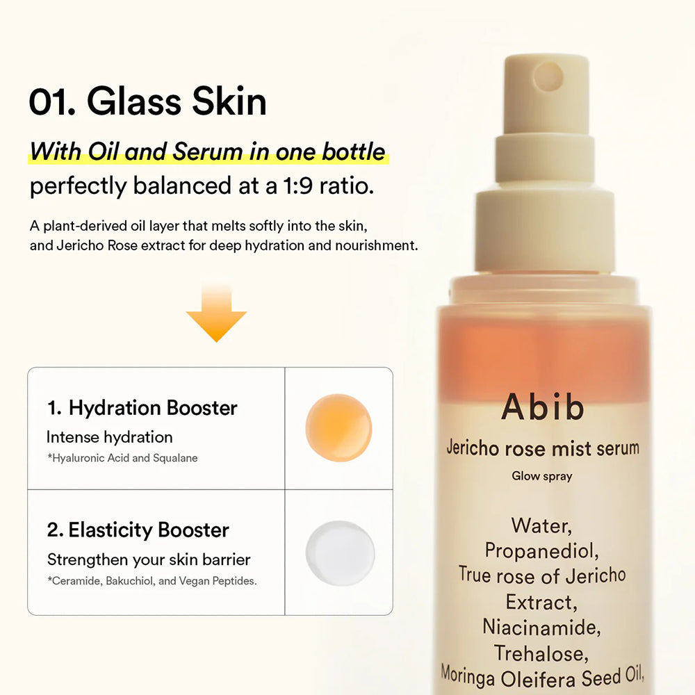 ABIB Jericho Rose Mist Serum Glow Spray