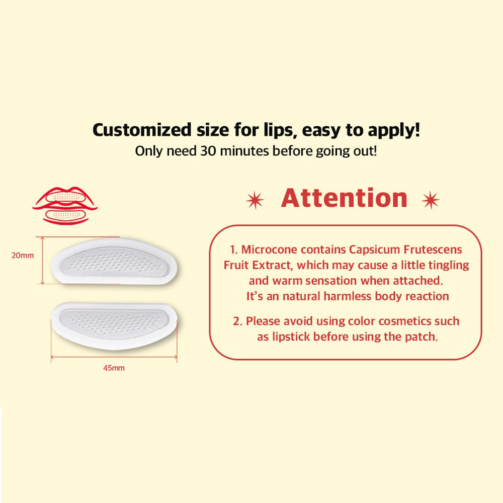 ACROPASS Jolly Filly Lippen-Plumping-Patch - Lippenmaske mit Hyaluronsäure und Capsicum Frutescens Fruchtextrakt zur Feuchtigkeitsversorgung der Lippen und zur Verbesserung des Lippenvolumens - 2 Stück