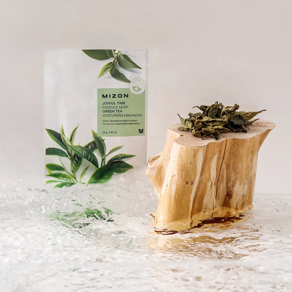 MIZON Joyful Time Essence Mask Grüner Tee