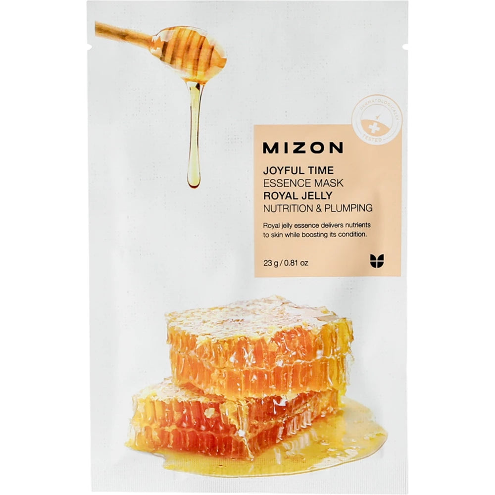 MIZON Joyful Time Essence Mask Royal Jelly - Gesichtsmaske mit Gelée Royale und Hyaluronsäure