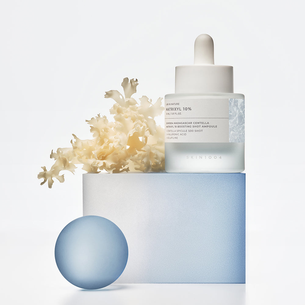 SKIN1004 Lab in Nature Madagascar Centella Matrixyl 10 Boosting Shot Ampoule - Gesichtsserum mit Hyaluronsäure und Centella Asiatica aus Madagaskar zur Hautfeuchtigkeit und Hautkomfort - 30 ml