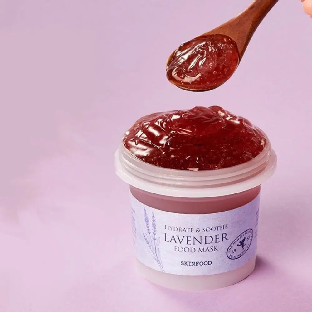 SKINFOOD Lavendel Gesichtsmaske - Intensive Feuchtigkeit und Beruhigung, 120 g