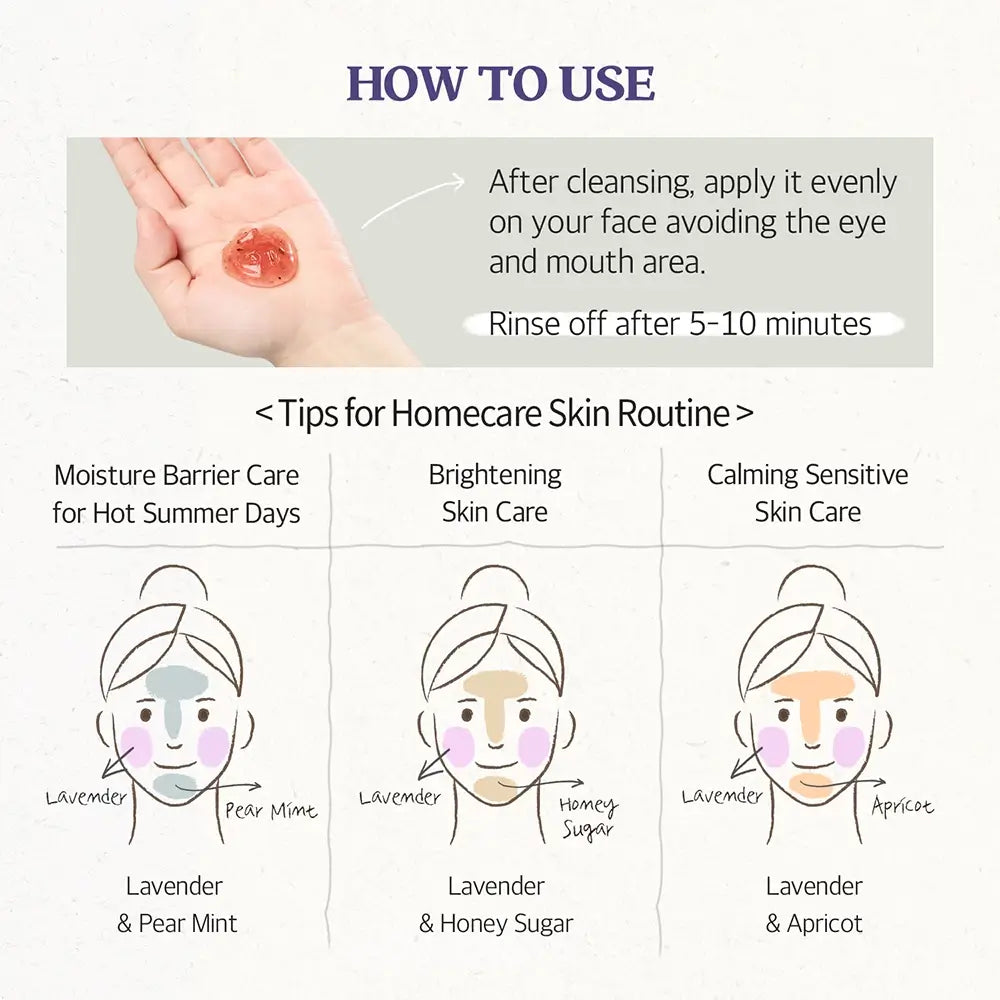 SKINFOOD Lavendel Gesichtsmaske - Intensive Feuchtigkeit und Beruhigung, 120 g