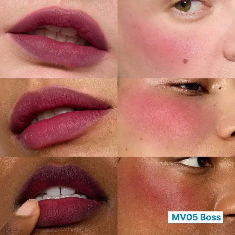 FWEE Lip and Cheek Blurry Pudding Pot - nuantator pentru buze formulat cu Theobroma Cacao Seed Butter si Agave Tequilana Leaf Extract - 5 gr - MV05 Boss