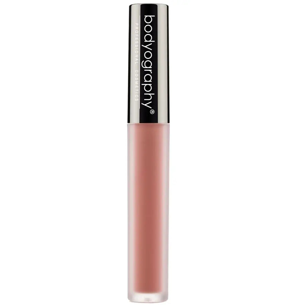 BODYOGRAPHY Lip Lava - Flüssiger Lippenstift mit intensen Farbpigmenten und Vanilleextrakt für konturierte Lippen mit einem strahlenden matten Finish - 2,5 g - Exposed