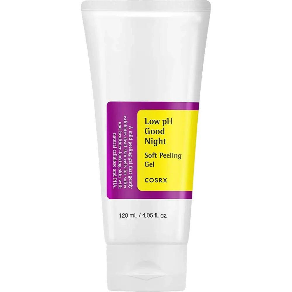 COSRX Low pH Good Night Peeling Gel Exfoliant - Sanfte Peeling & Feuchtigkeitspflege mit Hyaluronsäure, 120 ml