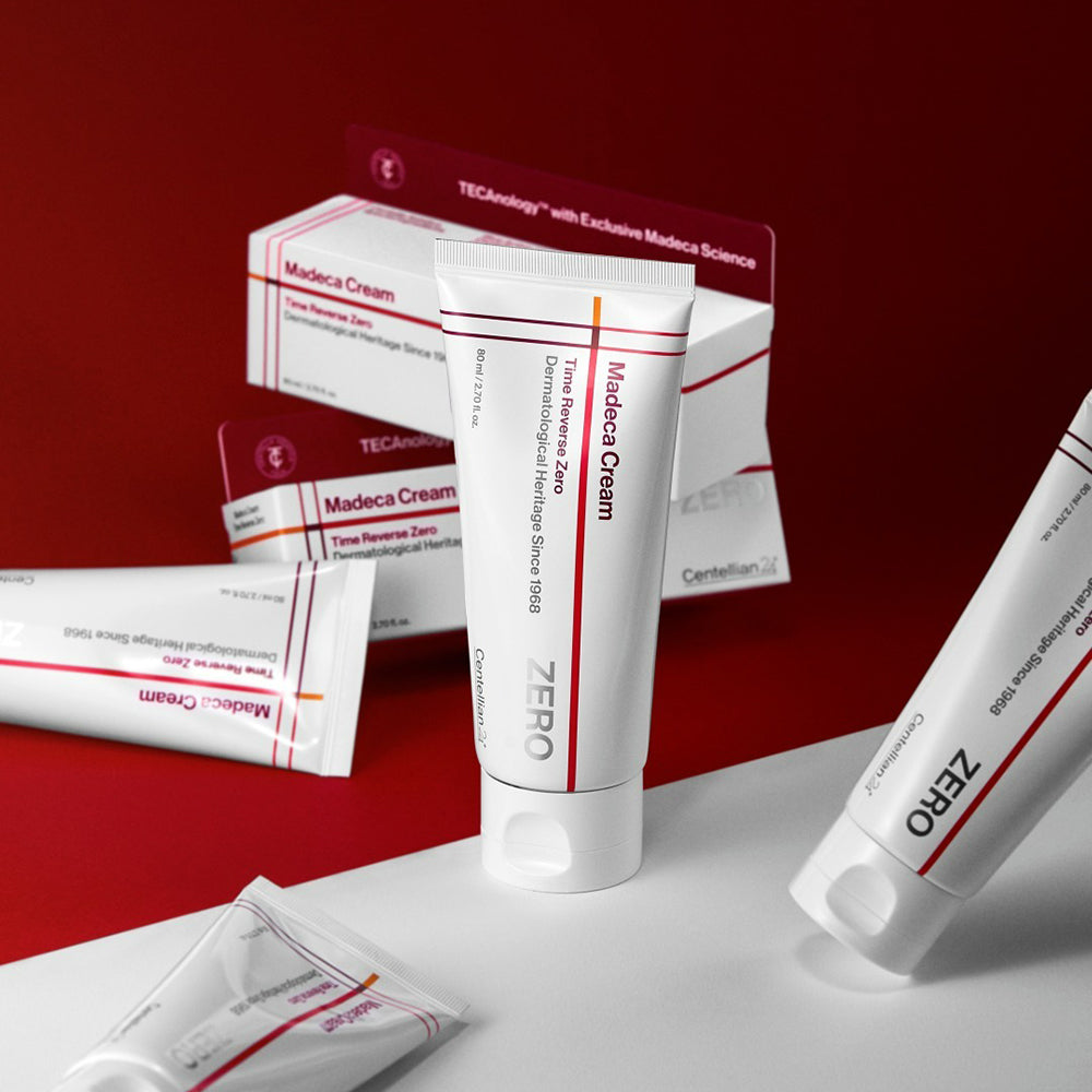 CENTELLIAN24 Madeca Cream Time Reverse Zero - Gesichtscreme mit Hyaluronsäure und Retinol, die zur Hautfeuchtigkeit und zum Hautkomfort beiträgt - 80 ml