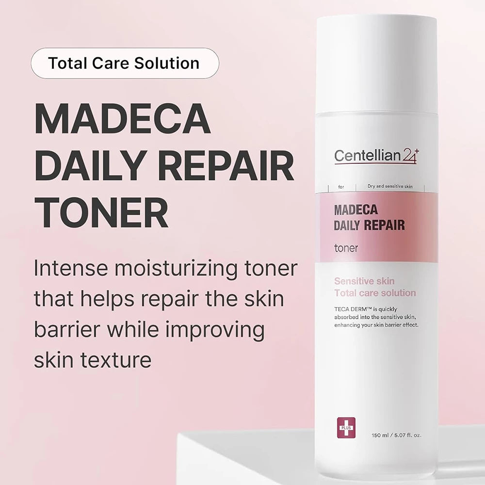 CENTELLIAN24 Madeca Daily Repair Toner - Gesichtswasser mit Centella Asiatica TECA und Ceramiden zur Feuchtigkeitsversorgung und Stärkung der Hautbarriere - 150 ml