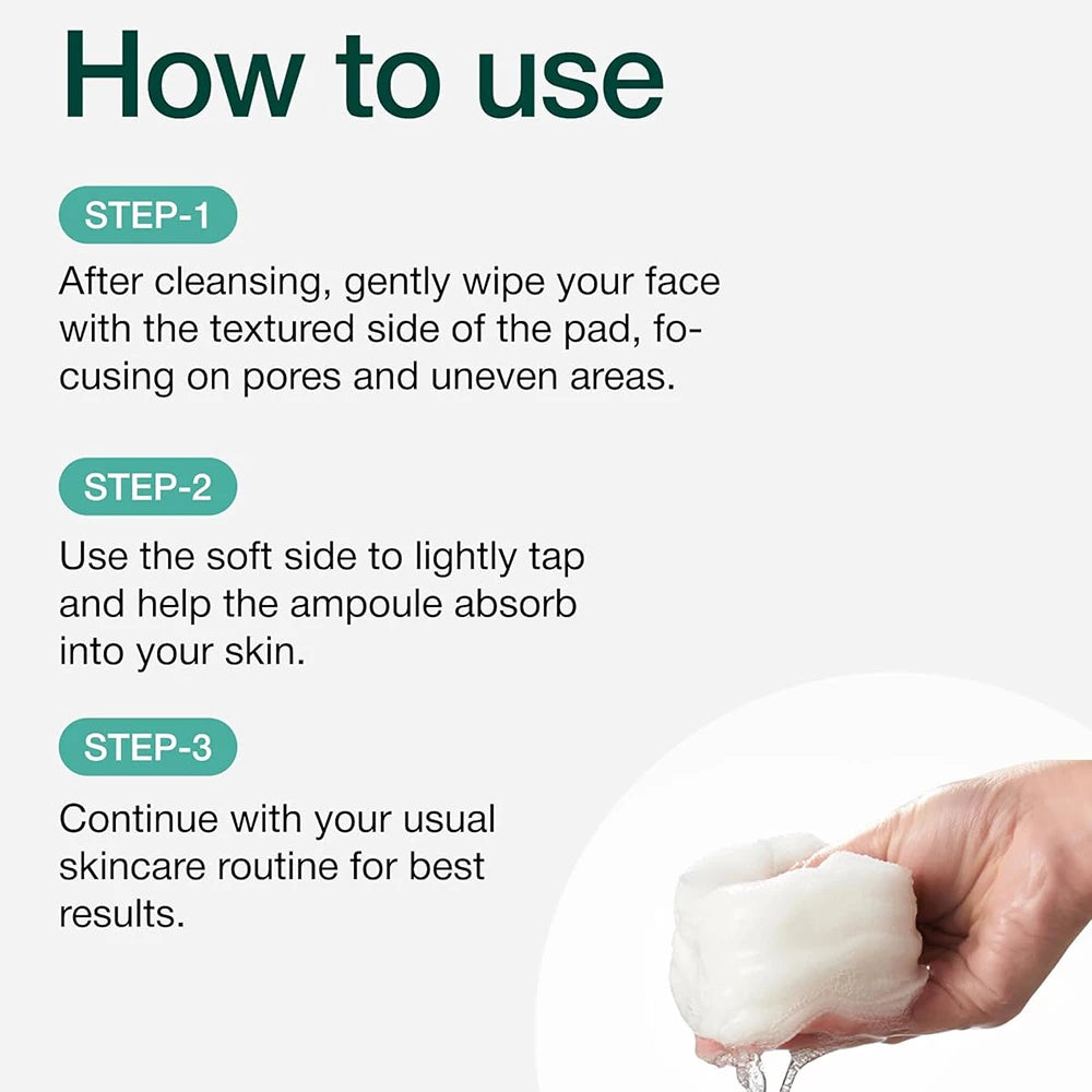 CENTELLIAN24 Madeca Double Tightening Ampoule Pad - Hautpflege-Pad mit AHA & BHA für sanftes Peeling und Hautkomfort - 60 Stück