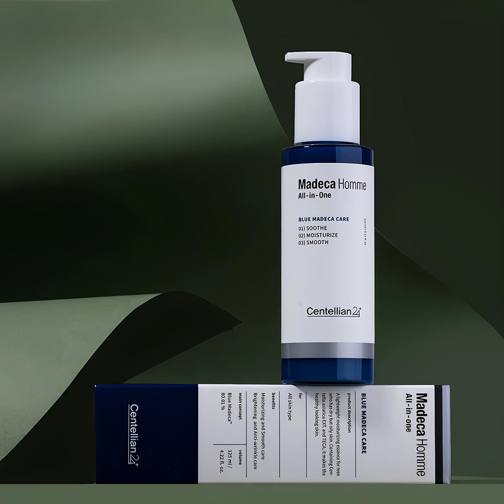 CENTELLIAN24 Madeca Homme All In One - Gesichtslotion mit Centella Asiatica Extrakt und Niacinamid, die zur Hautfeuchtigkeit und zur Aufrechterhaltung des Feuchtigkeits- und Talg-Gleichgewichts beitragen - 125 ml
