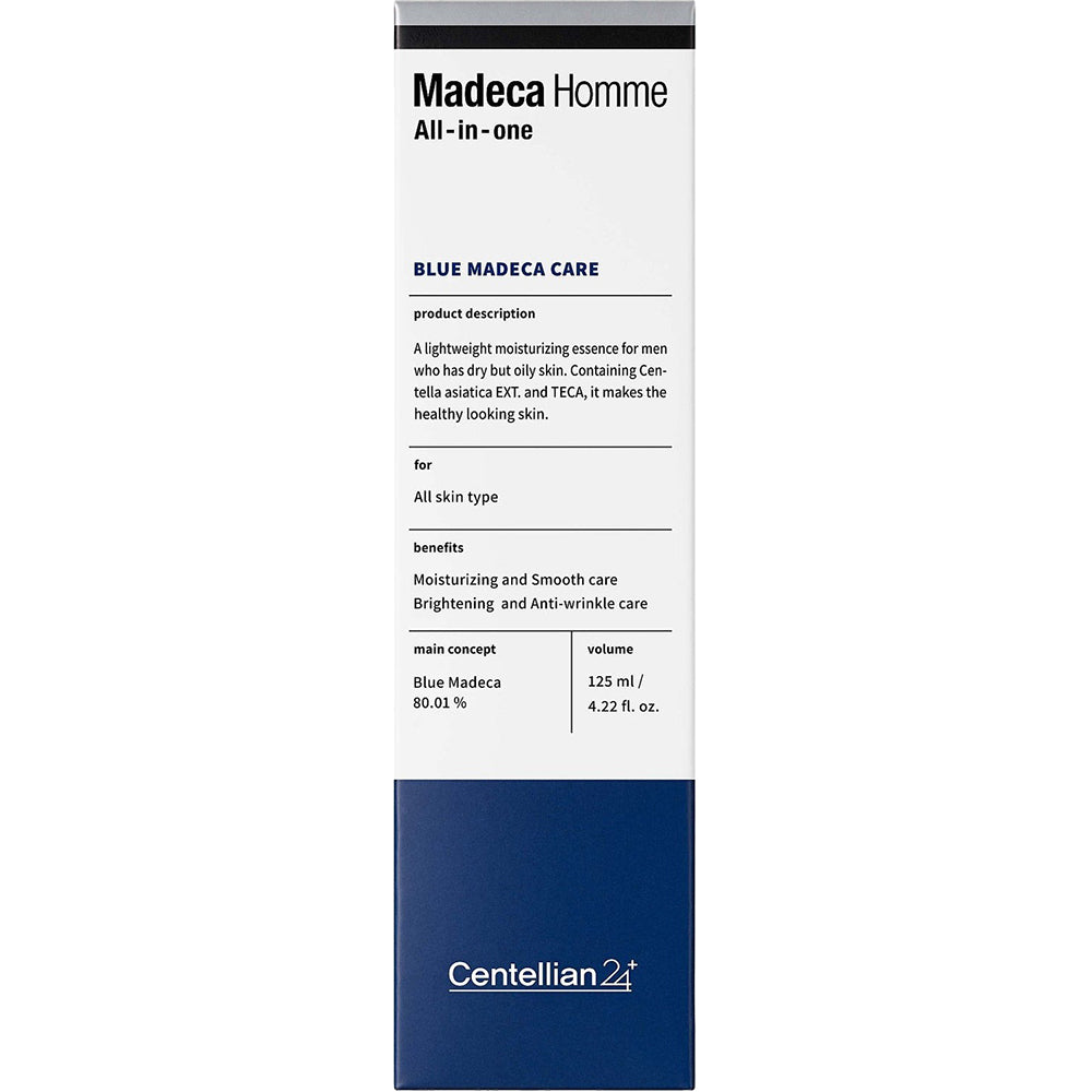 CENTELLIAN24 Madeca Homme All In One - Gesichtslotion mit Centella Asiatica Extrakt und Niacinamid, die zur Hautfeuchtigkeit und zur Aufrechterhaltung des Feuchtigkeits- und Talg-Gleichgewichts beitragen - 125 ml