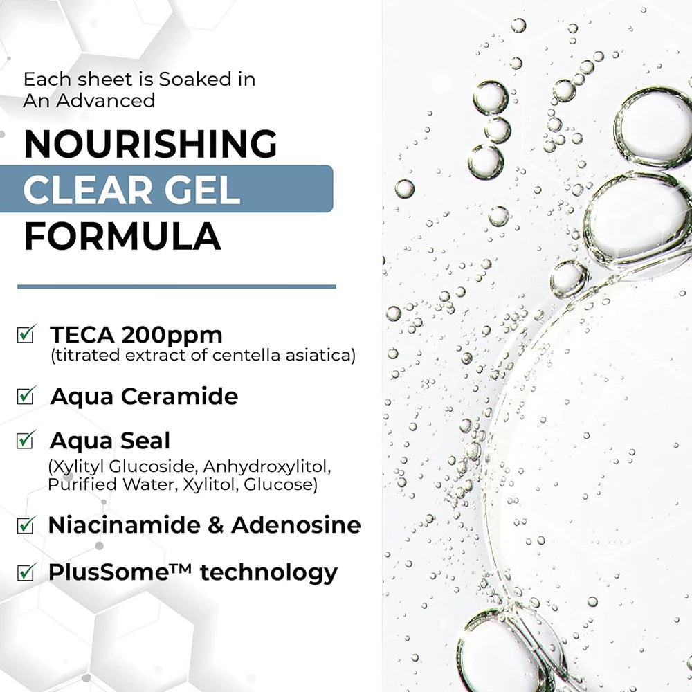 CENTELLIAN24 Madeca Lab Mask Water Hydrating - Gesichtsmaske mit Hyaluronsäure und TECA zur Hautfeuchtigkeit und Beruhigung empfindlicher Stellen - 24 ml