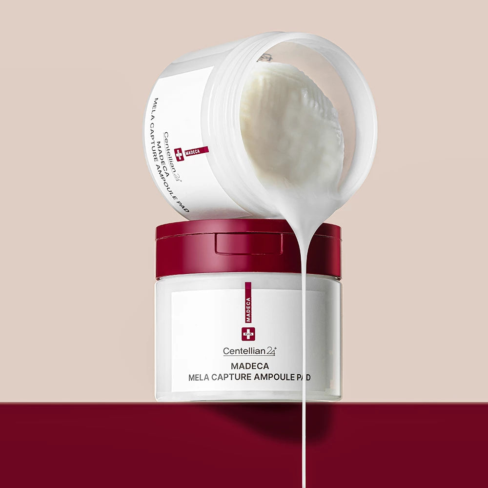 CENTELLIAN24 Madeca Mela Capture Ampoule Pad - Gesichtspads mit TECA Centella Asiatica und GLUTA-C (Glutathion + Vitamin C) zur Aufhellung von Pigmentflecken und zur Verbesserung des Hauttons - 60 Stk.