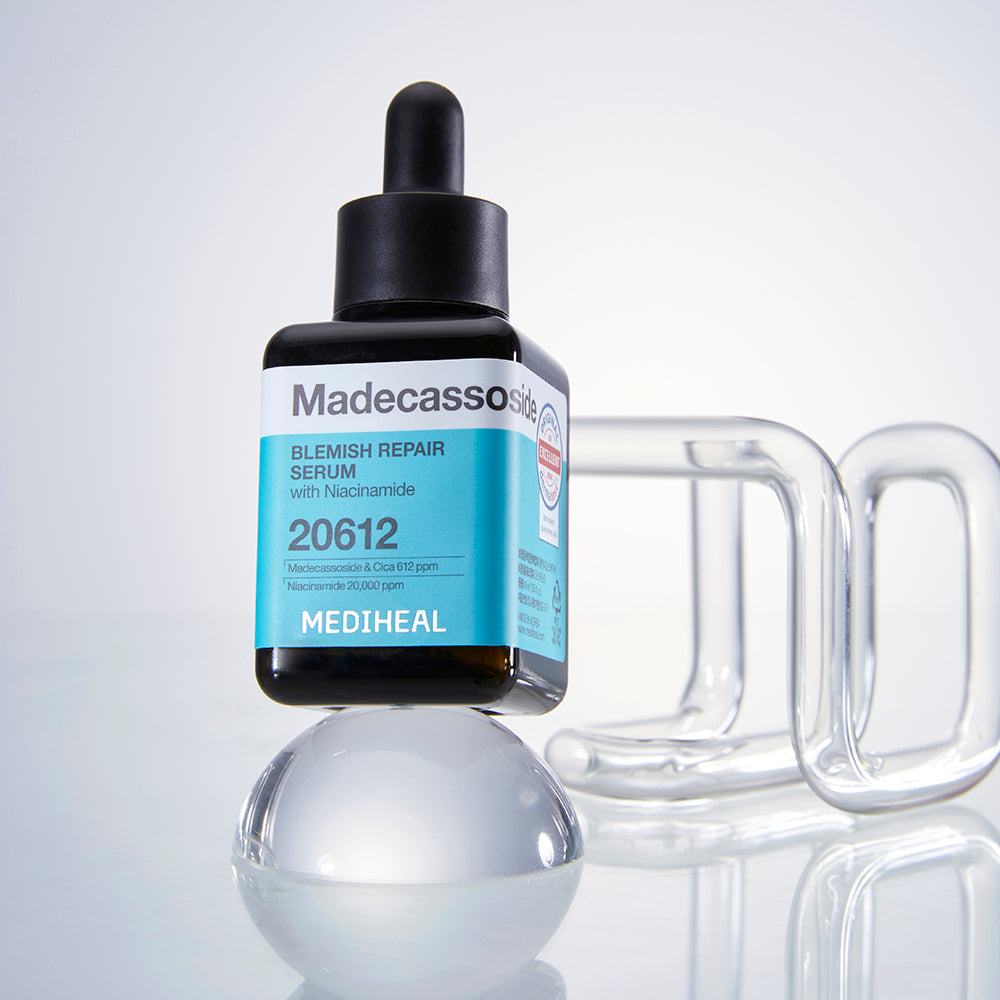 MEDIHEAL Madecassoside Blemish Repair Serum - ser de fata formulat cu madecassoside si niacinamida, care contribuie la calmarea pielii si la uniformizarea aspectului tenului - 40 ml