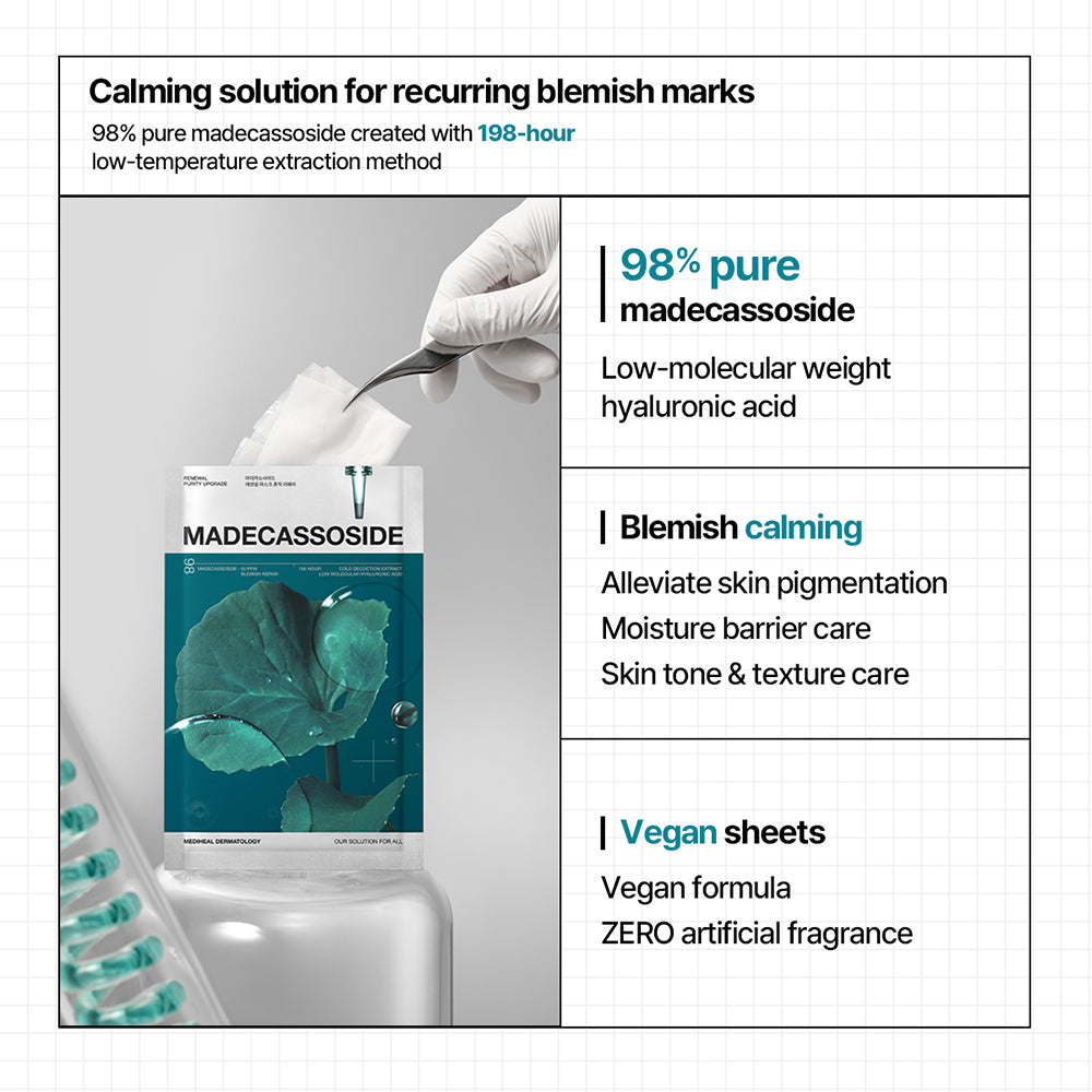 MEDIHEAL Madecassoside Essential Sheet Mask Blemish Repair - 24 ml