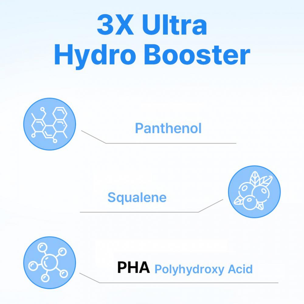 MEDIHEAL Hyaluronate Essential Sheet Mask Ultra Hydration - masca de fata tip servetel formulata cu acid hialuronic si pantenol, care contribuie la hidratarea pielii si la mentinerea barierei cutanate - 24 ml