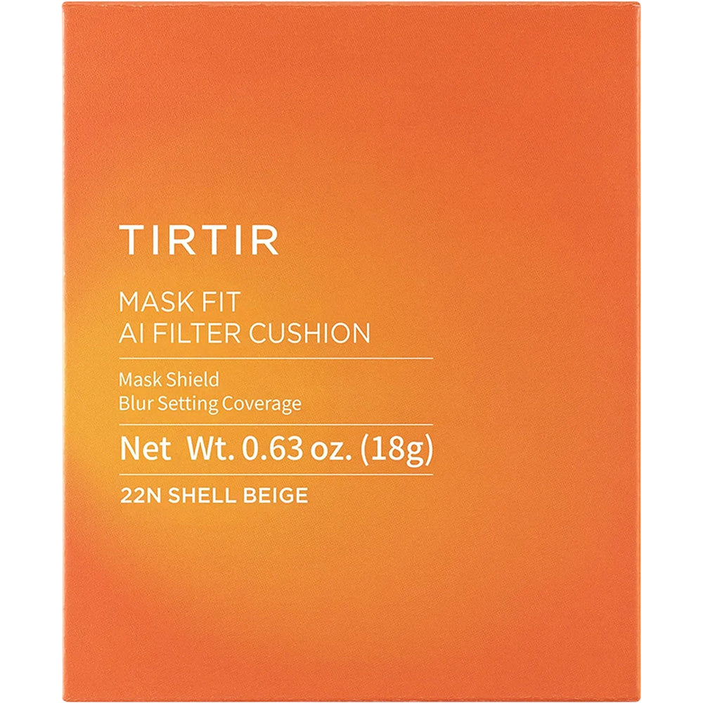 TIRTIR Mask Fit Ai Filter Cushion, 22N Shell Beige, 18 g
