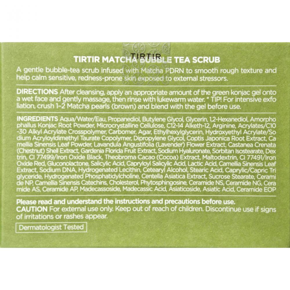 TIRTIR Matcha Bubble Tea Peeling, 70 Stk.