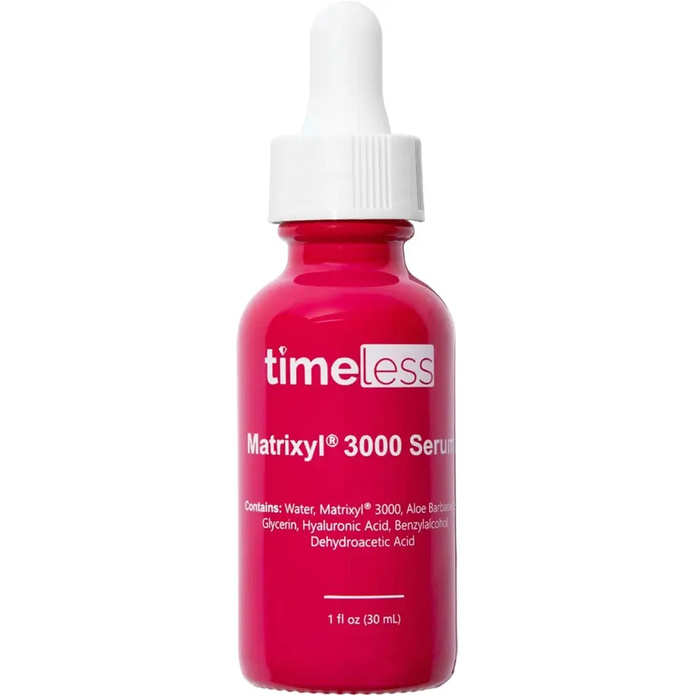 TIMELESS SKIN CARE Matrixyl 3000 Serum für das Gesicht Anti-Aging - Intensive Festigkeit und Feuchtigkeit, 30 ml