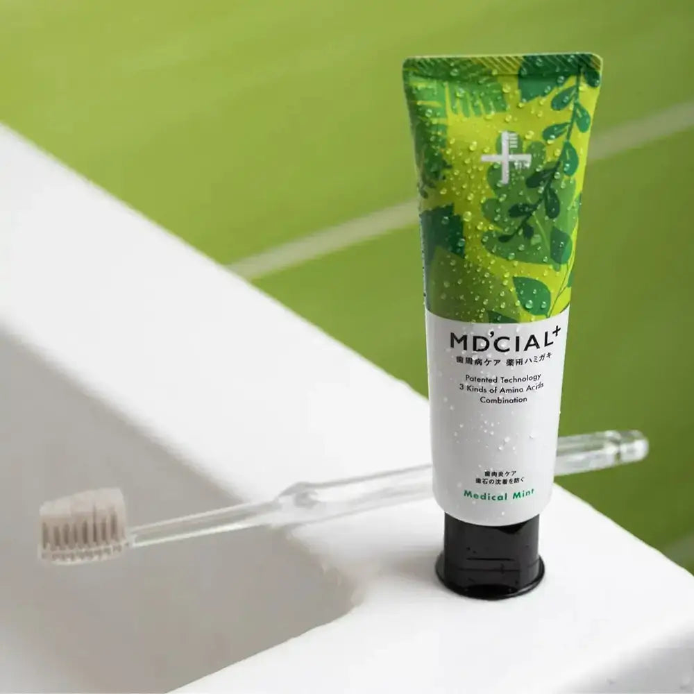 ZETTOC MD'cial Zahnpasta Medizinische Minze - Zahnpasta mit 1400 ppm Fluorid und Scutellaria Baicalensis Extrakt zur Vorbeugung und Bekämpfung von Parodontalerkrankungen, zur Erhaltung gesunder Zahnfleisch- und Zahngesundheit - 100 g