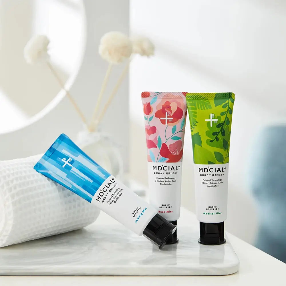 ZETTOC MD'cial Zahnpasta Medizinische Minze - Zahnpasta mit 1400 ppm Fluorid und Scutellaria Baicalensis Extrakt zur Vorbeugung und Bekämpfung von Parodontalerkrankungen, zur Erhaltung gesunder Zahnfleisch- und Zahngesundheit - 100 g