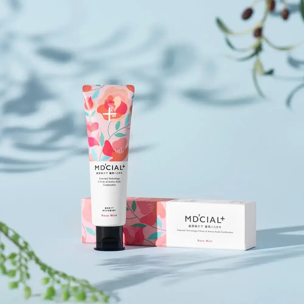 ZETTOC MD'cial Zahnpasta Rose Mint - Zahnpasta formuliert mit 1400 ppm Fluorid und Scutellaria Baicalensis Extrakt, die zur Vorbeugung und Bekämpfung von Parodontalerkrankungen wie Gingivitis und Parodontitis sowie zur Erhaltung der Mundgesundheit beiträgt - 100 g