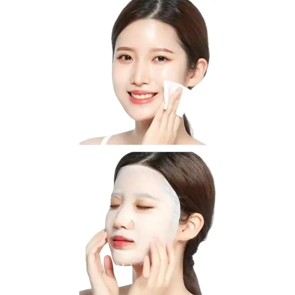 Anwendung der MEDICUBE Collagen Lifting Gesichtsmaske

