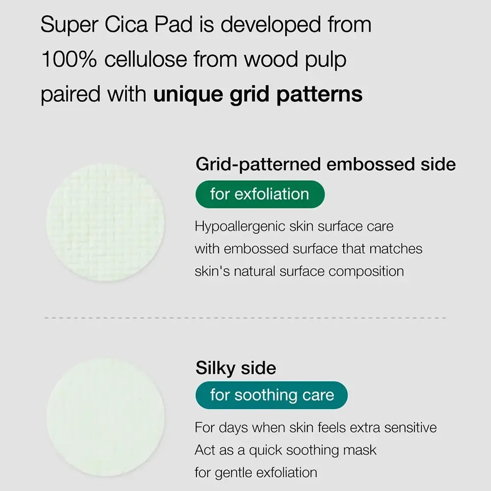 Anwendung der MEDICUBE Super Cica Pads

