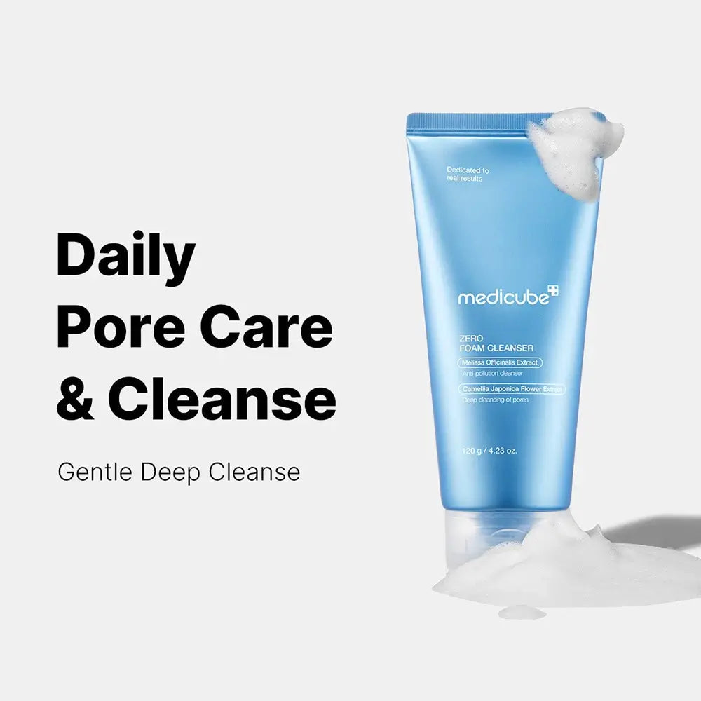 Anwendung des MEDICUBE Zero Foam Cleansers

