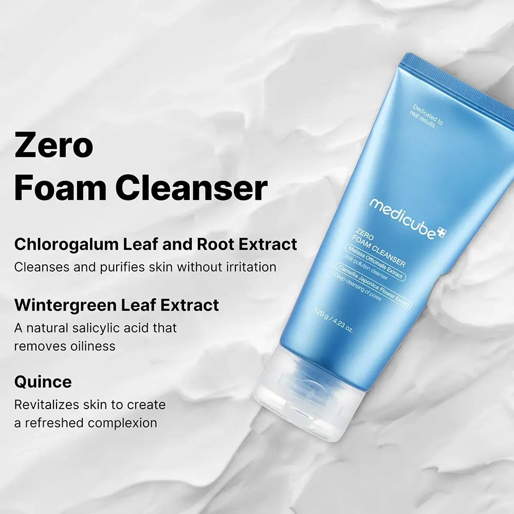 MEDICUBE Zero Foam Cleanser Produktverpackung

