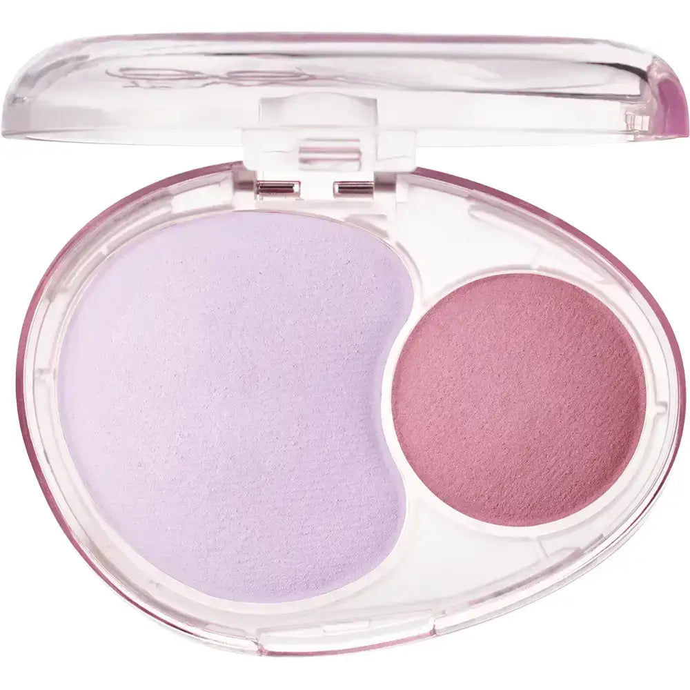 FWEE Mellow Dual Blusher - fard de obraz formulat cu pigmenti de culoare si agenti hidratanti, conceput pentru a crea un efect stratificat, proaspat si vibrant - 7.2 gr - MV02 Icy Cupid