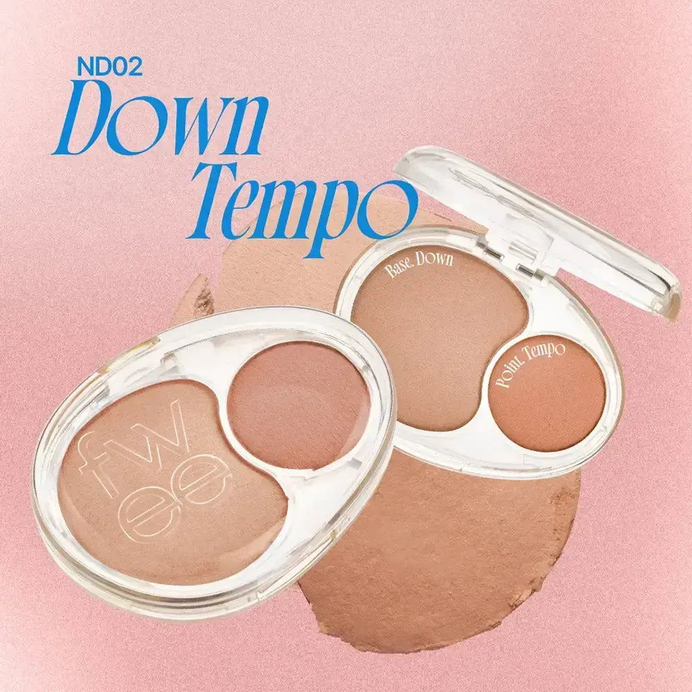 FWEE Mellow Dual Blusher - ND02 Down Tempo