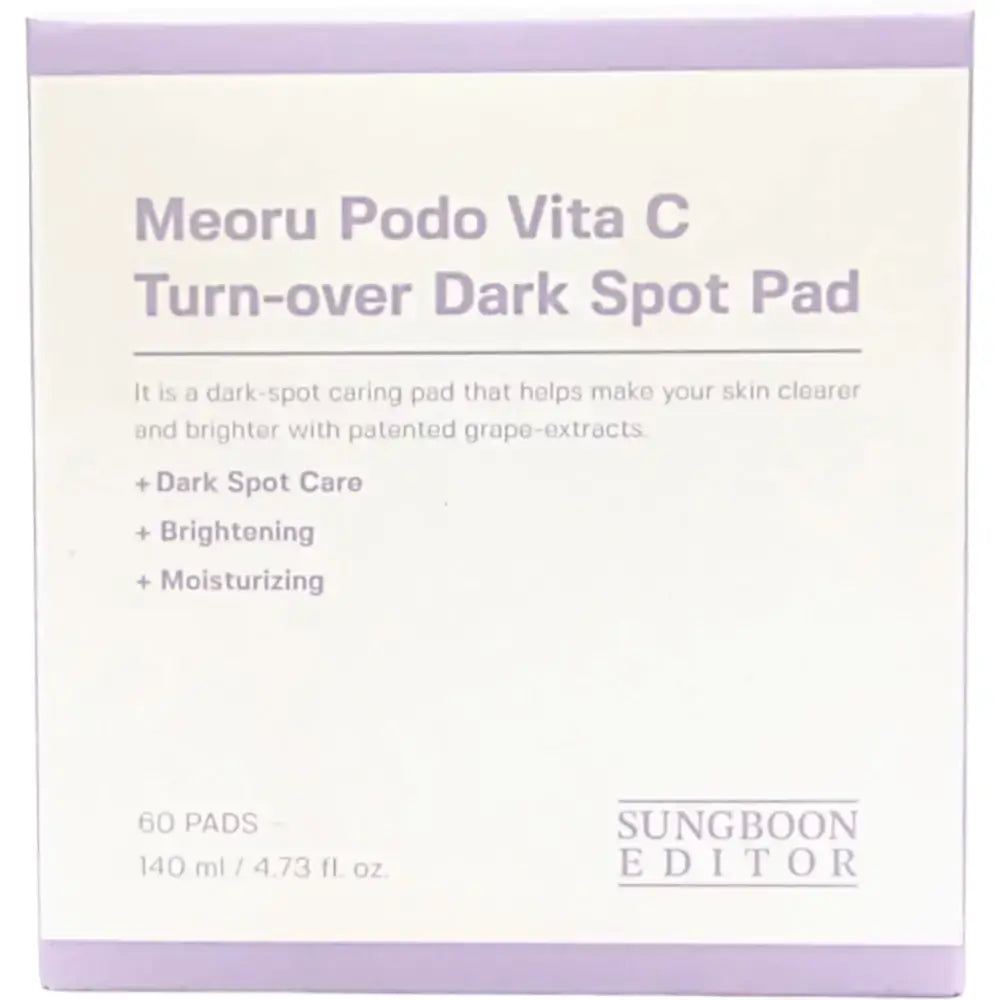 SUNGBOON EDITOR Meoru Podo VitaC Turn-over Dark Spot Pad