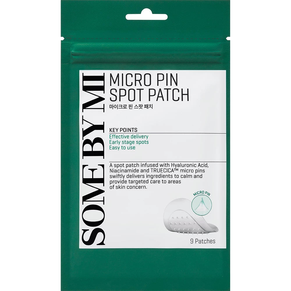 SOME BY MI Micro Pin Spot Patch - Pflaster mit Hyaluronsäure und Niacinamid zur Hydratisierung und Entzündungshemmung - 9 Stk.