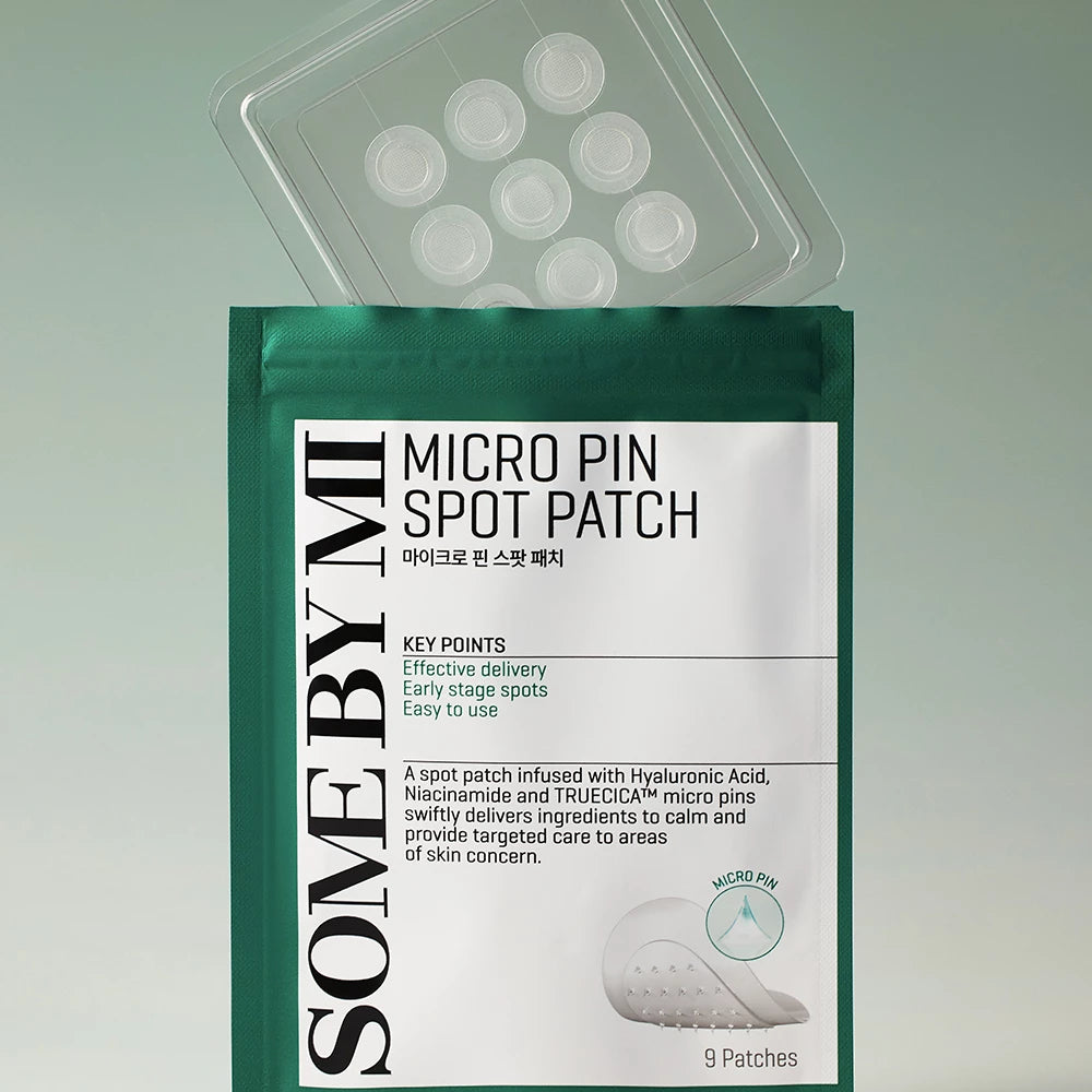 SOME BY MI Micro Pin Spot Patch - Pflaster mit Hyaluronsäure und Niacinamid zur Hydratisierung und Entzündungshemmung - 9 Stk.