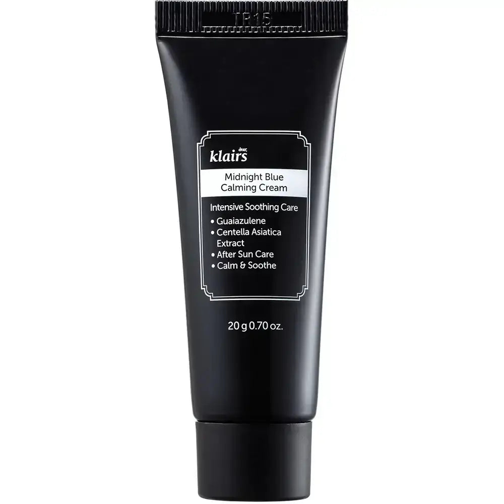 Dear Klairs Midnight Blue Cream - Intensiv beruhigende Gesichtscreme gegen Rötungen und empfindliche Haut, 20 ml