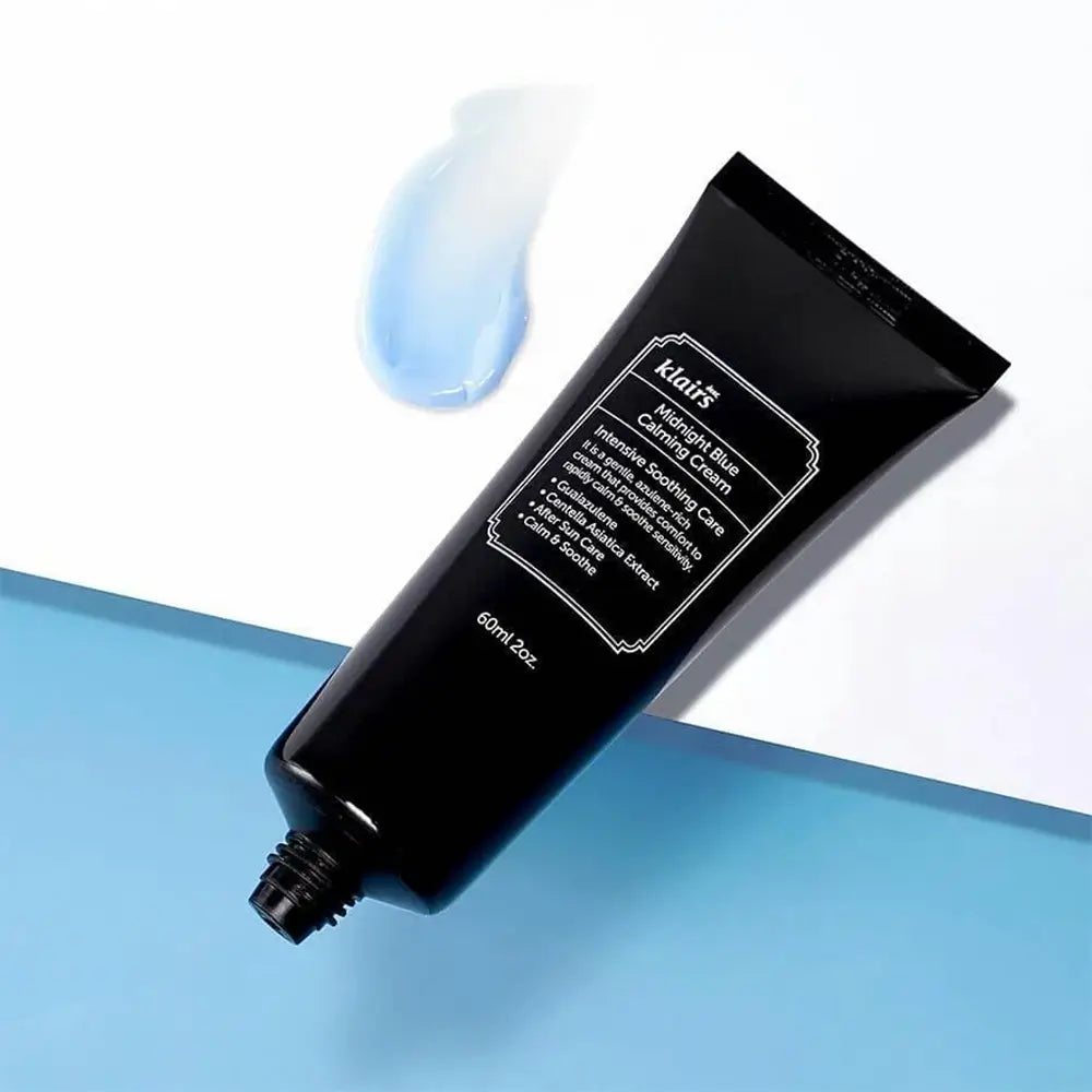 Dear Klairs Midnight Blue Beruhigende Gesichtscreme - Beruhigung, Regeneration und Rötungsreduzierung, 60 ml
