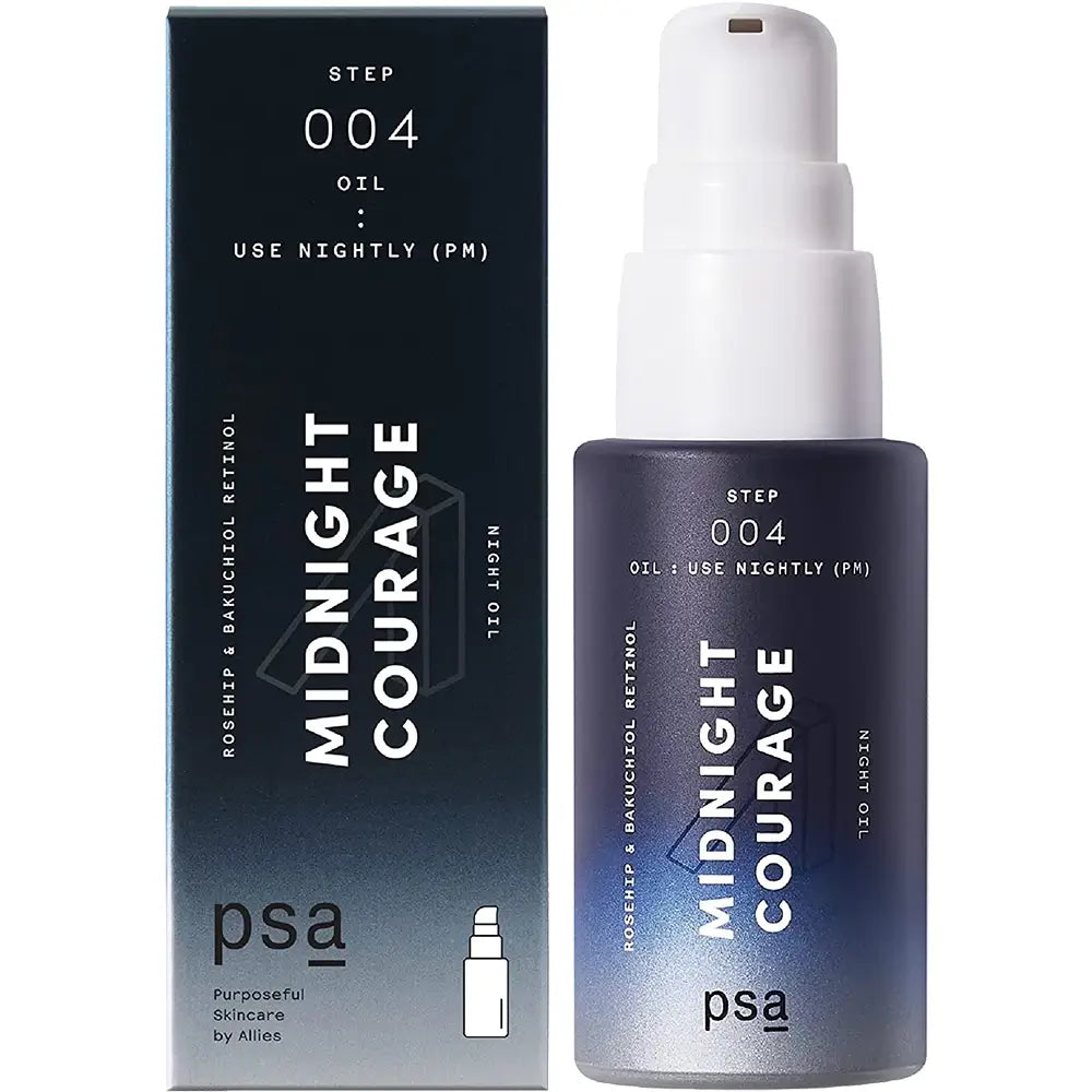 PSA Mitternachtsmut - Gesichtsserum mit 2% Retinoid-Komplex und Bakuchiol zur Reduzierung von Pigmentflecken und feinen Linien sowie zur Erhaltung der Hautfeuchtigkeit - 15 ml