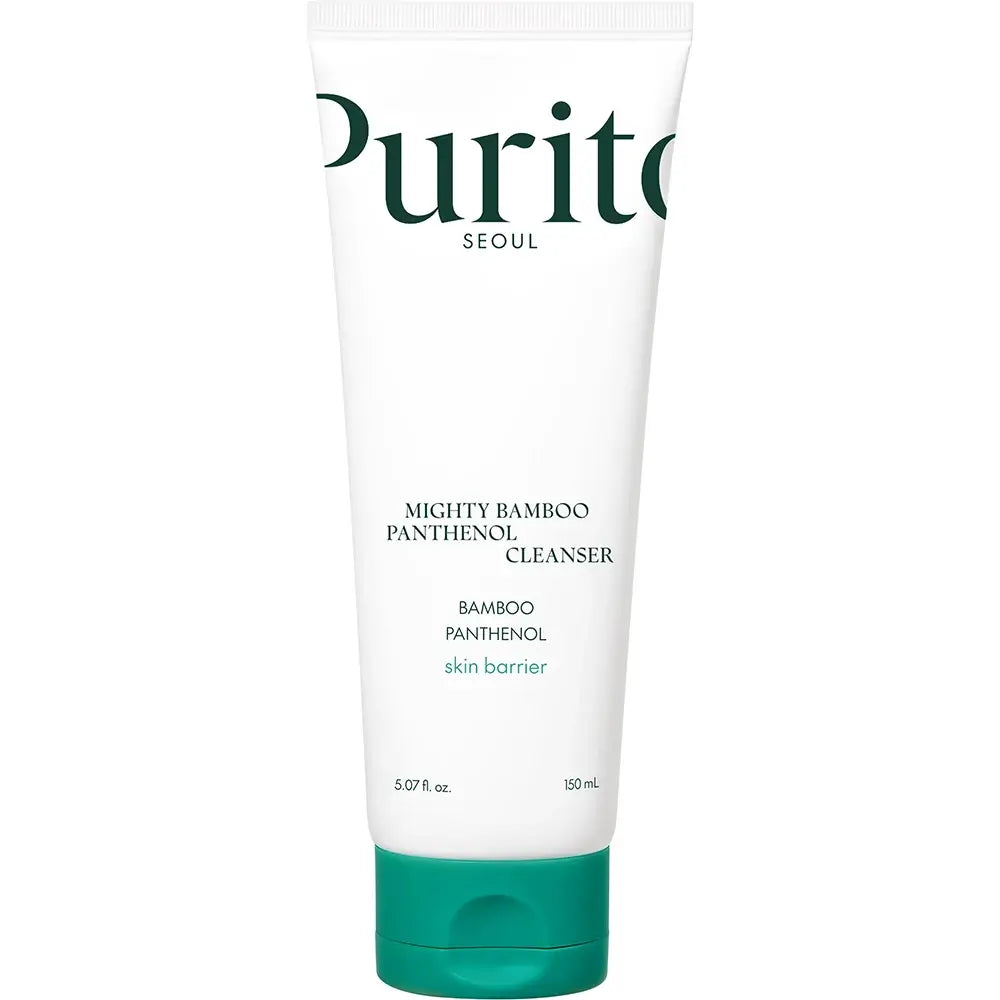 PURITO Mighty Bamboo Panthenol Cleanser - Reinigungsgel mit Damyang Bambusextrakt und Panthenol für sanfte Reinigung und Hautkomfort - 150 ml