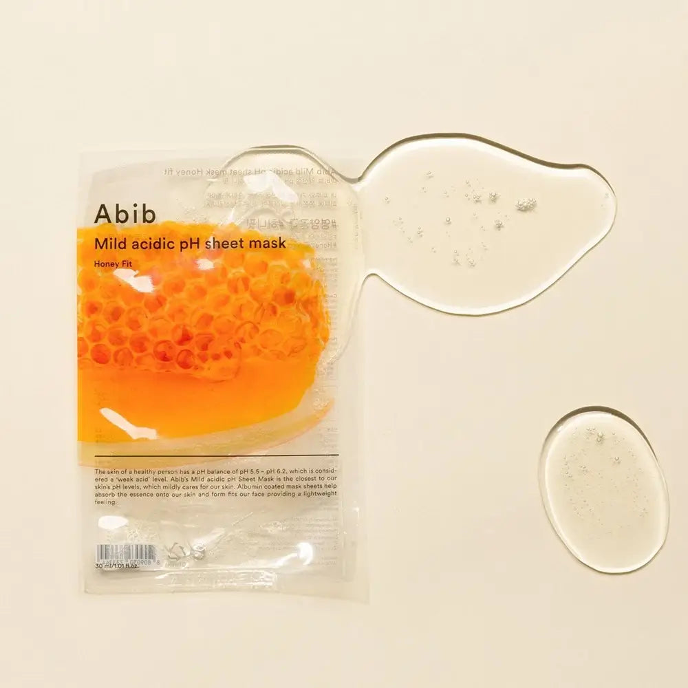 Abib Mild Acidic pH Honig Gesichtsmaske - Feuchtigkeit & Natürlicher Glanz, 30 ml